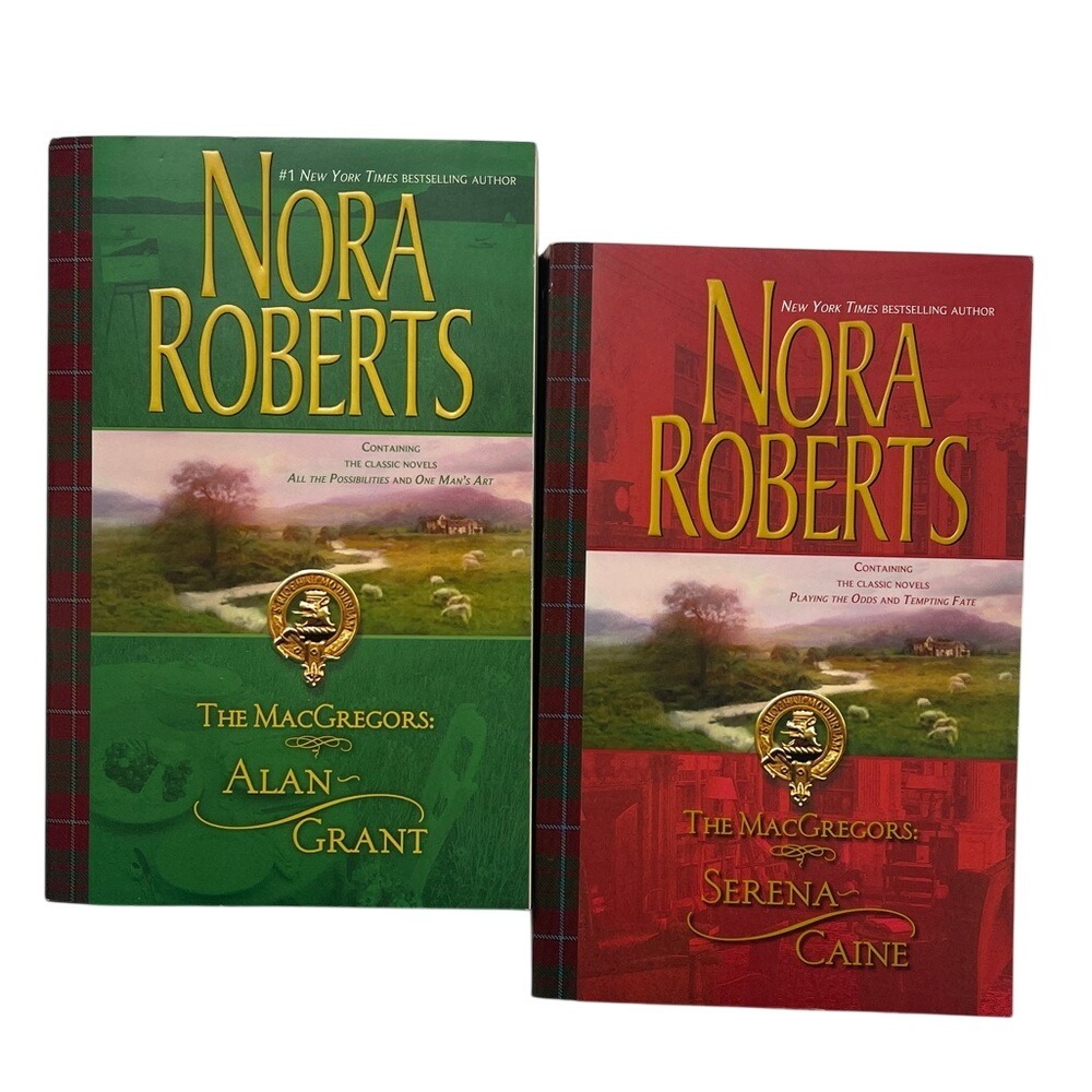 Nora Roberts The MacGregors Paperback Set‎ of 4 Novels